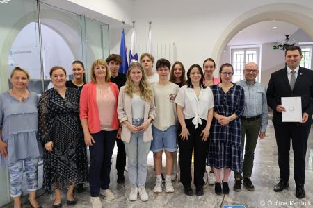 Župana obiskali dijaki Gimnazije in srednje šole Rudolfa Maistra Kamnik (12)